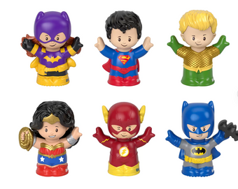 Little People DC Super Friends Crime-Fighting Figure Pack Toy New With Tag