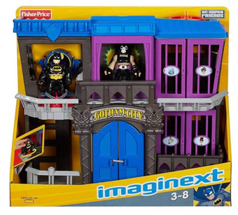 Disney Fisher-Price Imaginext DC Super Friends, Gotham City Jail Toy New W Box