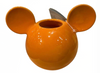 Disney Parks Mickey Mouse Icon Orange Citronella Ceramic Candle New With Tag