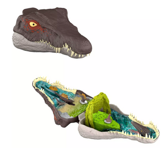 Jurassic World Rebirth Micro Adventure Playset Spinosaurus Head Figures New