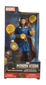 Disney Parks Marvel Doctor Strange Power Icons Talking Action Figure New W Box