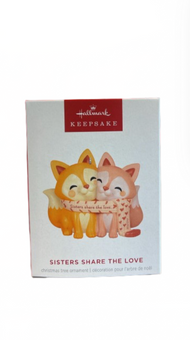 Hallmark 2025 Keepsake Sisters Share the Love Christmas Ornament New with Box