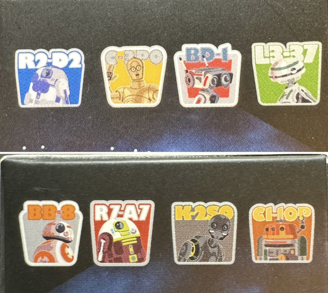 Disney Parks Star Wars Droid Mystery Pin Set New With Box