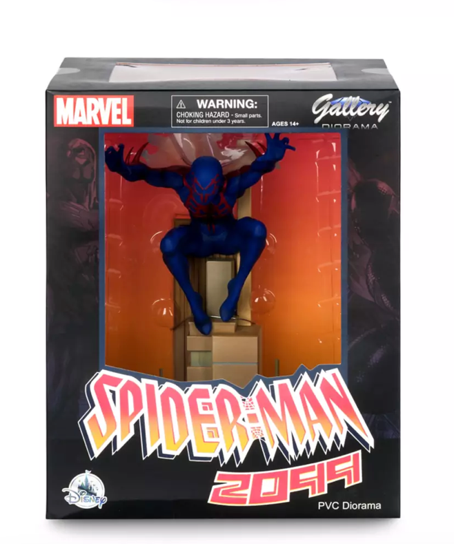 マーベル スパイダーマン2099 PVC Diorama Disney Parks Spider-Man 2099 Gallery Diorama by Diamond