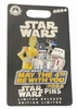 Disney Parks Droids Star Wars Day May the 4th Be With You 2024 Pin New With Card
