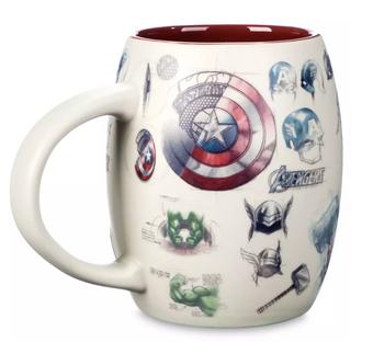 Disney Parks Avengers by Heroes and Villains 60th Coffee Mug New with Tag