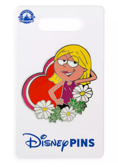 Disney Parks Lizzie McGuire Flowers Heart Pin New With Card