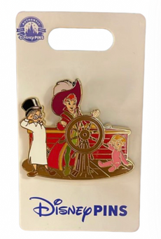 Disney Parks Peter Pan Jolly Roger Pin New with Card