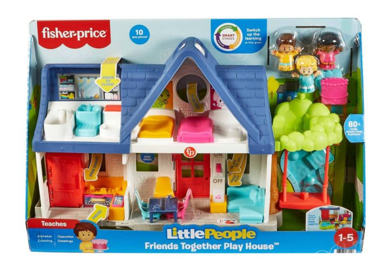 Fisher-Price Little People Friends Together Play House Toy New