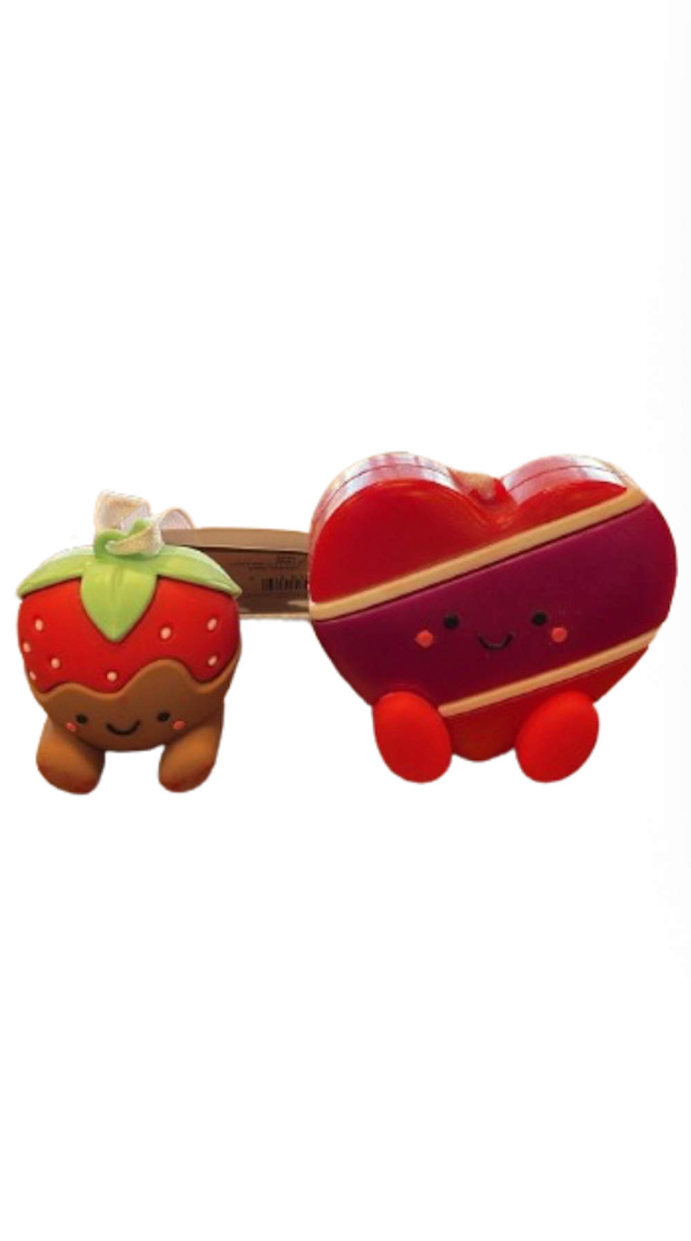 Hallmark Strawberry and Chocolate Magnetic Christmas Ornaments New with Tag