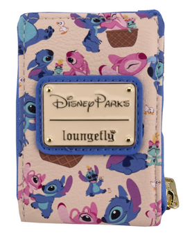 Disney Parks Loungefly Credit Card Holder - Stitch & Angel New With Tag