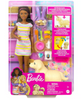 Barbie Newborn Pups Playset Brunette Hair Toy New with Box