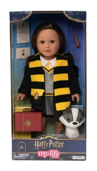 My Life As Harry Potter Hufflepuff Posable 18in Doll Brunette Toy New With Tag