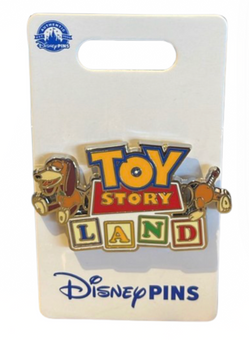 Disney Parks Slinky Dog Toy Story Land Hollywood Studios Pin New With Card