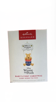 Hallmark 2025 Keepsake Winnie the Pooh Baby's First Christmas Ornament New w Box
