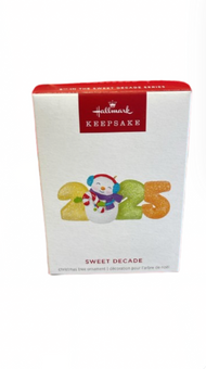 Hallmark 2025 Keepsake Sweet Decade Christmas Ornament New with Box