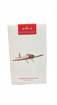 Hallmark 2025 Keepsake Kinner Sportwing Airplane Christmas Ornament New w Box