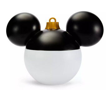 Disney Parks Mickey Mouse Club Snowman Medium Christmas Light-Up Ornament New