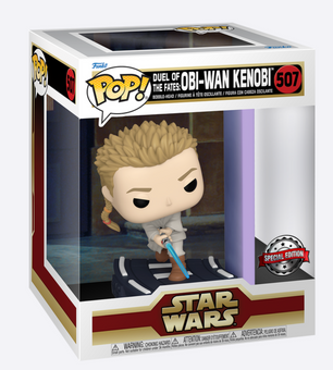 Funko Pop! Deluxe Duel of the Fates: Obi-Wan Kenobi Toy New With Tag