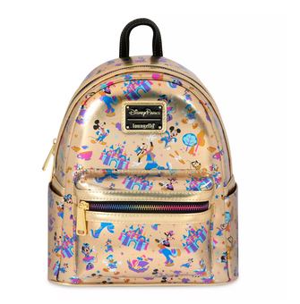 Disney Disneyland 70th Mickey and Friends Loungefly Mini Backpack New with Tag