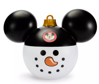 Disney Parks Mickey Mouse Club Snowman Medium Christmas Light-Up Ornament New