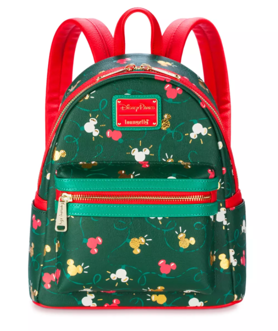 disneyland loungefly mini backpack Disney Parks Mickey Mouse Holiday Lights Loungefly Mini Backpack New w – I Love Characters