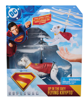 DC Comics Superman Handheld Flying Krypto Vehicle Toy New With Box