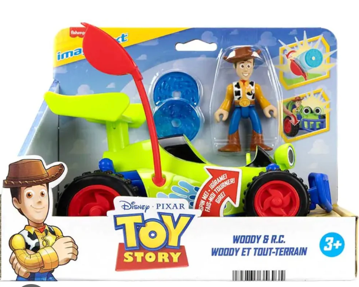 Disney and Pixar Toy Story Woody & R.C. Play Set With Projectiles