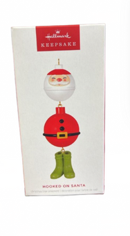 Hallmark 2025 Keepsake Hooked on Santa Christmas Ornament New with Box