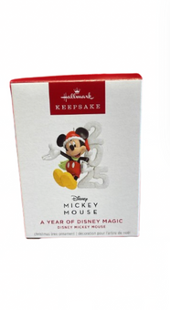 Hallmark Keepsake 2025 Disney Mickey A Year of Disney Magic Christmas Ornament