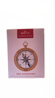 Hallmark 2025 Keepsake New Adventures Christmas Metal Ornament New with Box