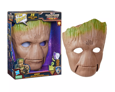 Disney Parks Marvel Groot Talking Mask Guardian of Galaxy Toy New with Tag