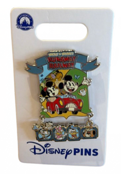 Disney Parks Mickey & Minnie's Runaway Railway Pin New With Card