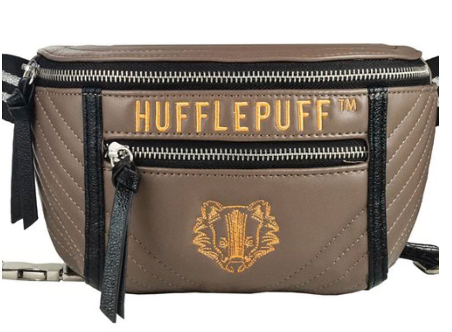 Universal Studios Harry Potter Hufflepuff House Sport Belt Bag New wit I Love Characters