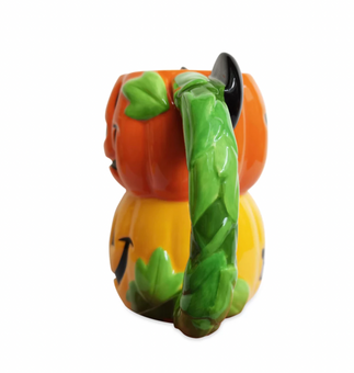 Disney Parks Mickey Pumpkin Trick or Treat Halloween 2021 Ceramic Coffee Mug New