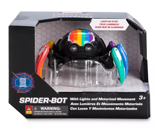 Disney Parks Marvel Pride Collection Mini Spider-Bot – Limited New