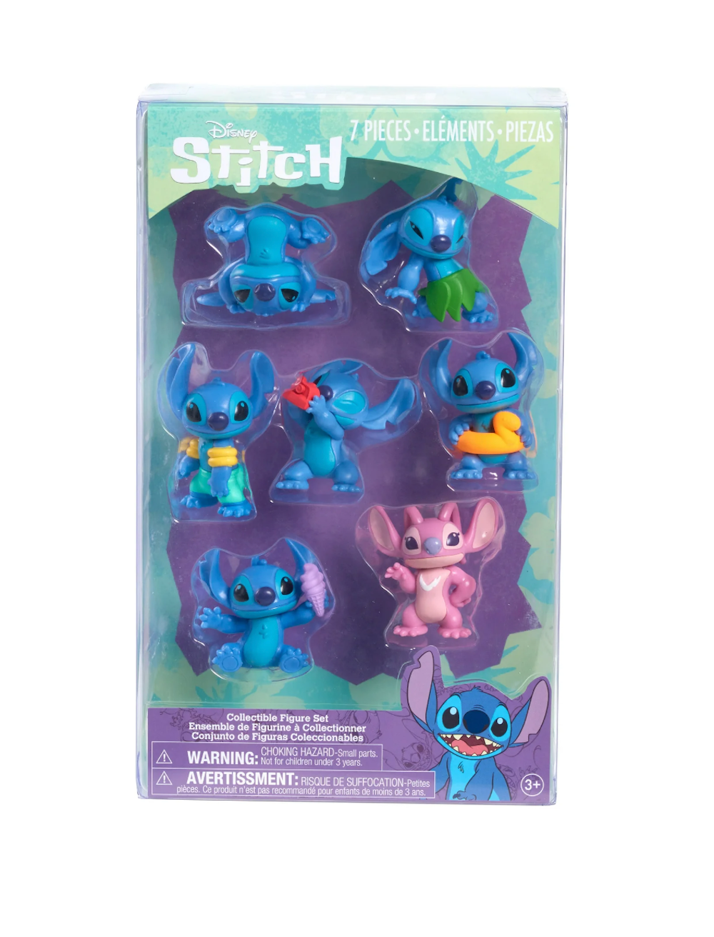 Disney Lilo and Stitch 7pcs Collectible Figure Toy Set New with Box – I  Love Characters