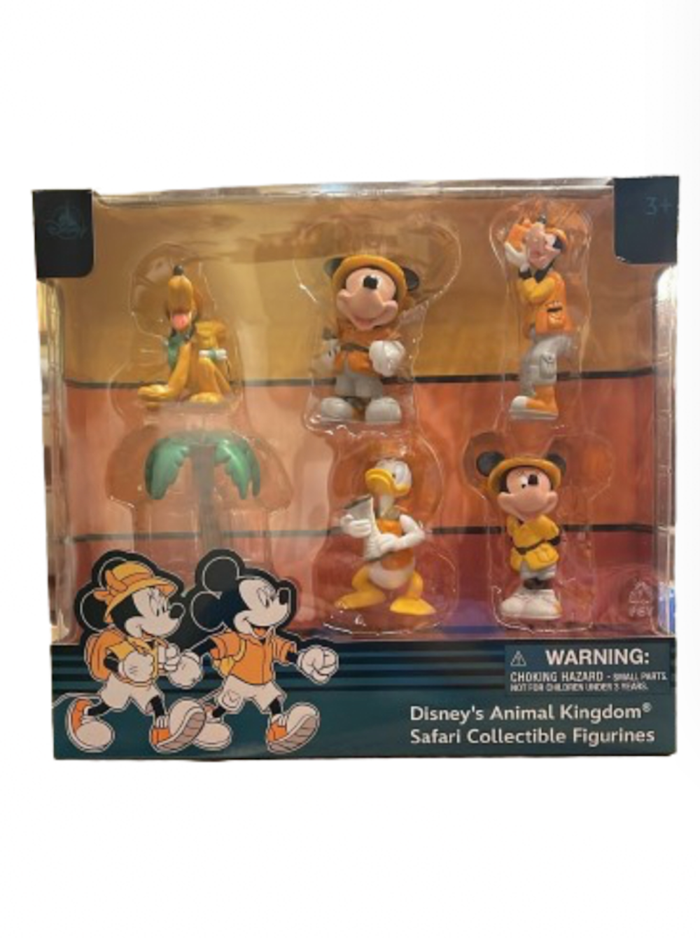 Disney Parks Mickey & Friends Safari Figure Playset Play Set New