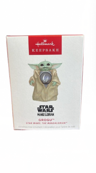 Hallmark Keepsake 2025 Grogu With Mudhorn Signet Christmas Ornament New with Box