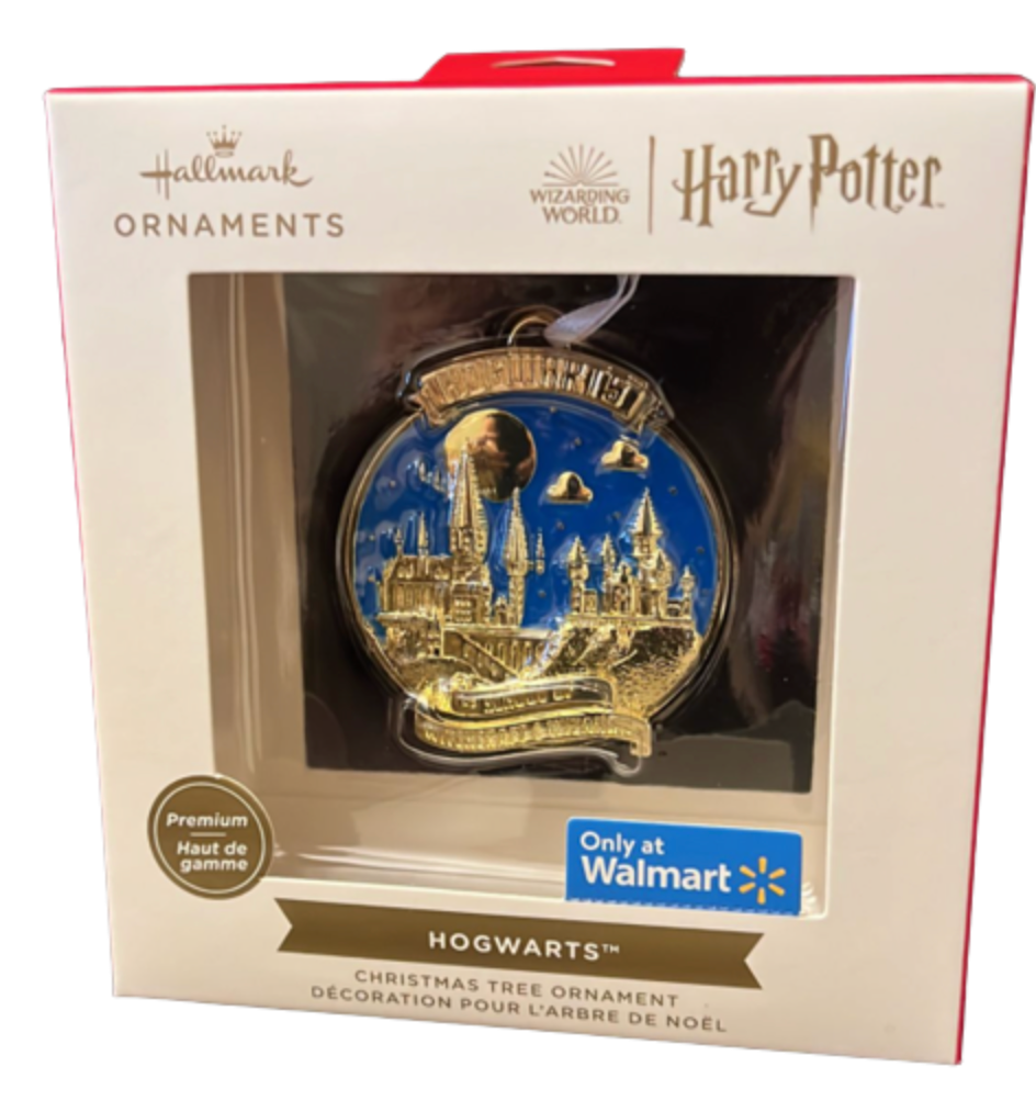 Hallmark Harry Potter Hogwarts Premium Metal Christmas Ornament New Wi – I  Love Characters