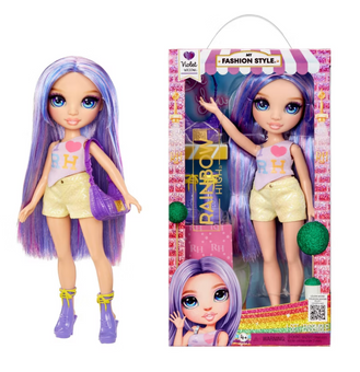 Rainbow High My Fashion Style Violet Purple 11" Fashion Doll Toy New With Box