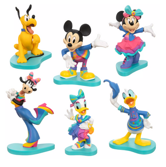 Disney Disneyland 70th Anniversary Mickey and Friends Figure Set New with Box