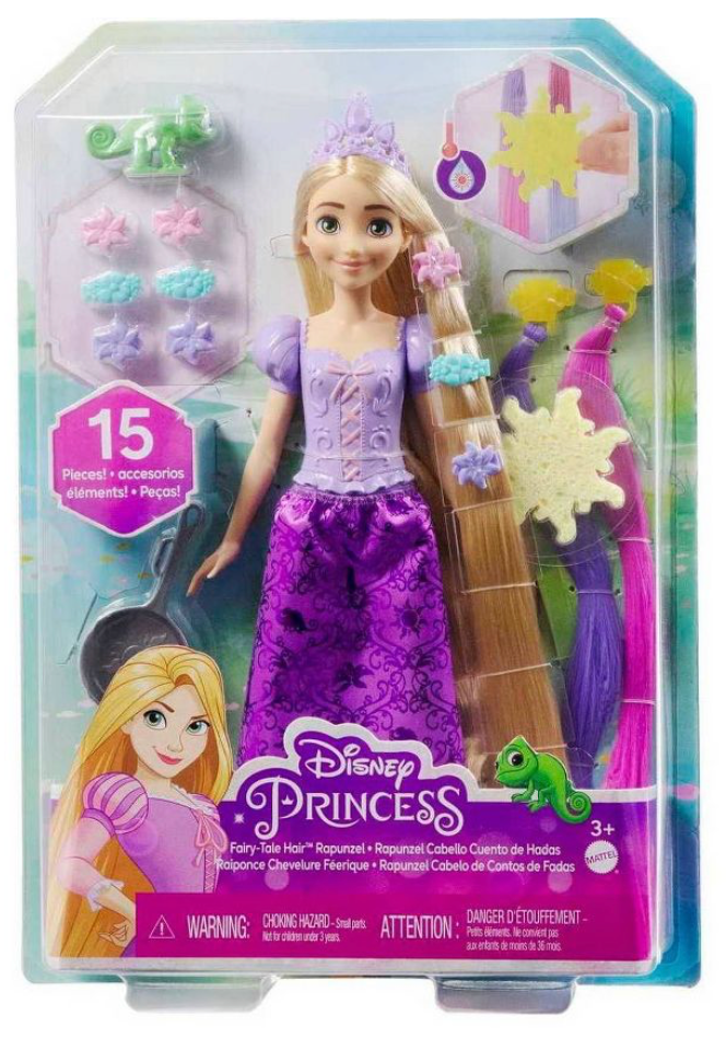 Disney Princess Fairy tale Hair Rapunzel Doll Toy New with Box I Love Characters