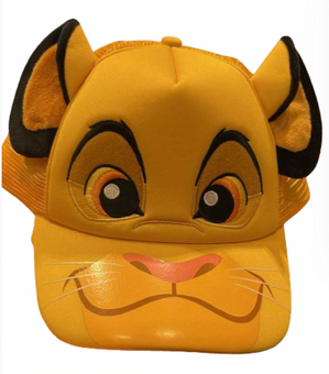 Disney Parks Animal Kingdom Lion King Simba 3D Plush Baseball Cap Hat New W Tag