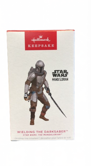 Hallmark 2024 Keepsake Star Wars The Mandalorian Wielding Christmas Ornament New