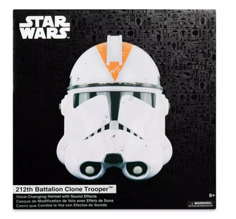 Disney Parks 212th Battalion Clone Trooper Voice-Changing Helmet Star Wars New