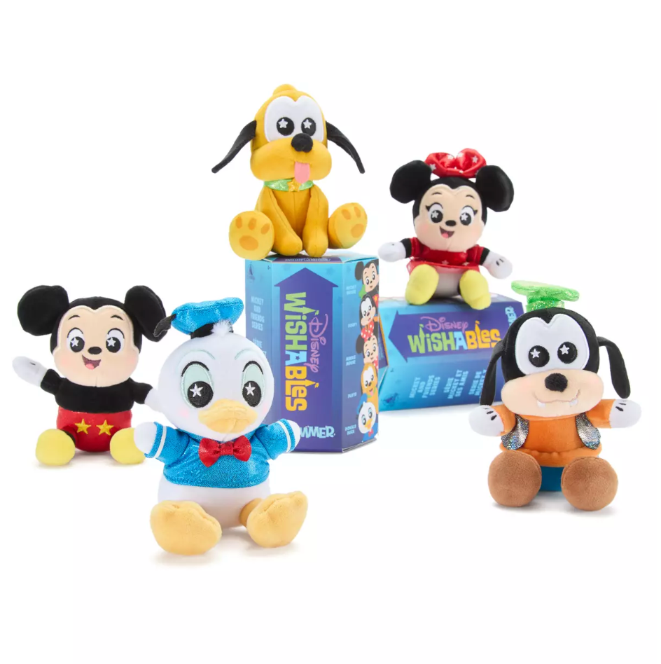 Disney Parks Wishables Shimmer Mystery Plush Mickey Mouse and