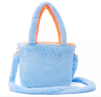 Disney Parks Inside Out Joy and Anxiety Reversible Plush Tote Bag New with Tag