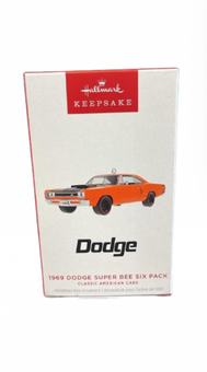 Hallmark 2025 Keepsake 1969 Dodge Super Bee Six Pack Christmas Ornament New Box