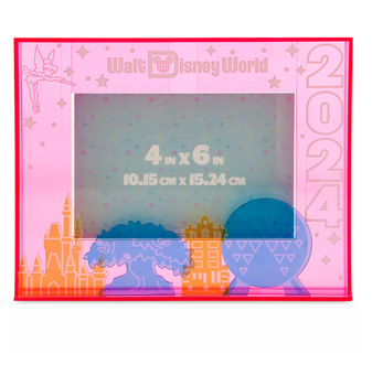 Disney Parks WDW 2024 Acrylic Photo Frame 4'' x 6'' New